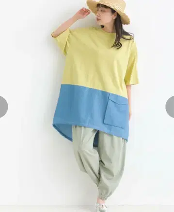 lupilien 루피리안 데님 절개 튜닉 오버 사이즈