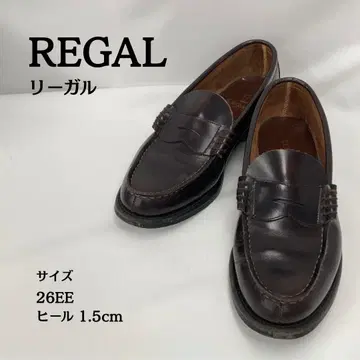 리걸 REGAL 코인 로퍼 비즈니스 슈즈 26 다크 브라운