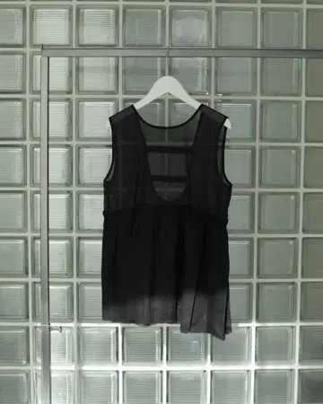 anuke Sheer Peplum Tops 택 포함 새상품