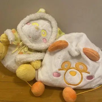 AAA 후드 부착 곰 봉제 인형, 햇