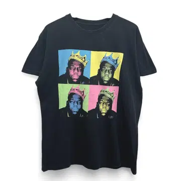 Notorious B.I.G 구제 의류 힙합 티셔츠 L 763