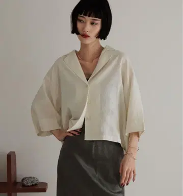 LOWRYSFARM 노르만 숏 셔츠