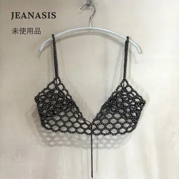 미사용품 JEANASIS Beads bustier 비즈 뷔스티에 브라형