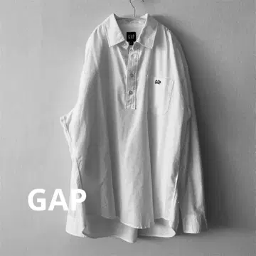 GAP 오버 사이즈 긴팔 화이트 셔츠