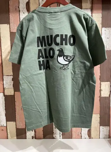 MUCHO ALOHA 티셔츠 그린 M 사이즈 MAT-012