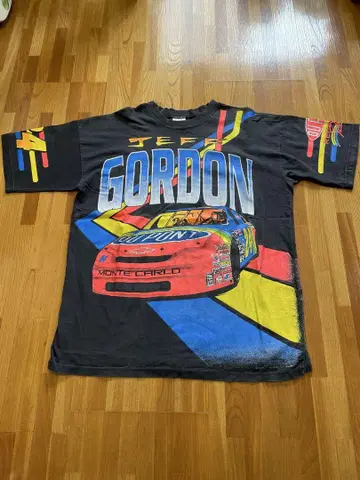 90년대 빈티지 레이싱 티셔츠 GORDON USA제 L