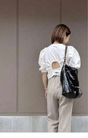 요리 백 오픈 티셔츠