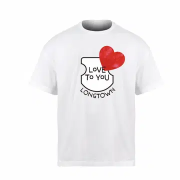 LOVE TO YOU LONGTOWN 티셔츠 화이트