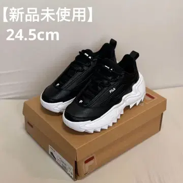 휠라 TWISTER 블랙/화이트 스니커즈 24.5cm