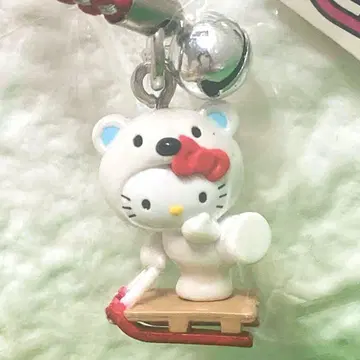 지역 키티 겨울 한정판 북극곰 썰매