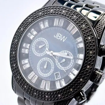 311 JBW JB-6219 크립톤 블랙 크로노그래프 손목시계
