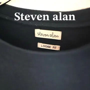 steven alan LOOSE FIT 티셔츠 다크 블루