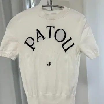 patou 반팔 니트 S 사이즈