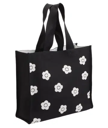 MARY QUANT 마리콴트 자카드 니트 토트백