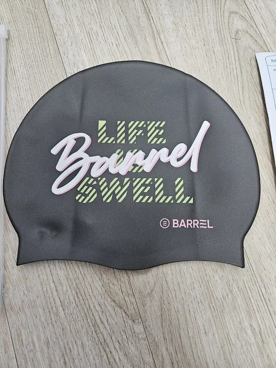 Barrel Silicone Swim Cap - Unused