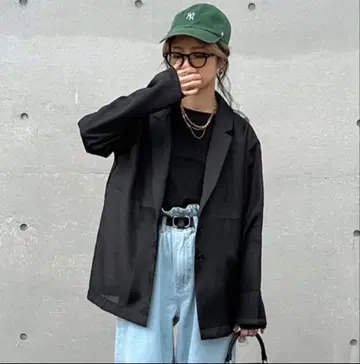 시마무라 aya 콜라보 테일러드 자켓 미사용 새상품