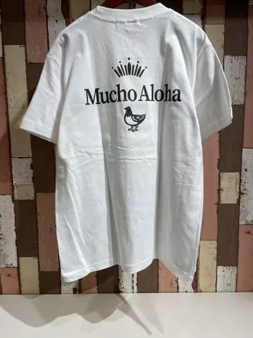 MUCHO ALOHA 티셔츠 화이트 M 사이즈 MAT-003