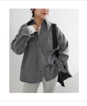슬로브 이에나 LE 데님 그레이 셔츠