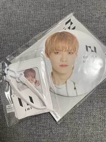 INI 기무라 마사야 프라이스 패스 케이스 빅 캔뱃지 세트