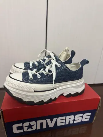 CONVERSE ALL STAR 데님 통굽 스니커즈