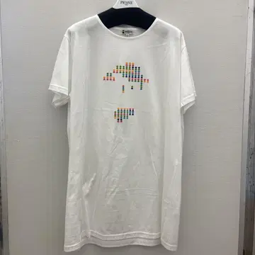 PICONE 컬러풀 인형 프린트 티셔츠 사이즈 L