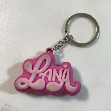 LANA 러버 키링 핑크