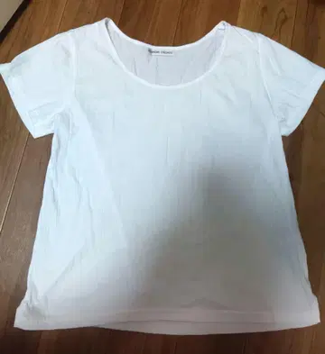 TSUMORI CHISATO 화이트 반팔 티셔츠