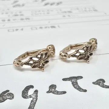 agete 시스루 k10 귀걸이 피어링 골드