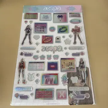 aespa 닌닌 트레이딩 카드 스티커