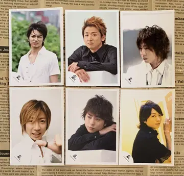 ARASHI 쟈니쇼 구 아라시 로고 공식 사진 6장 세트