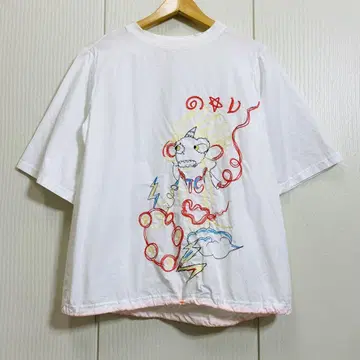 TSUMORI CHISATO 번개 신 절개 탑 풀오버
