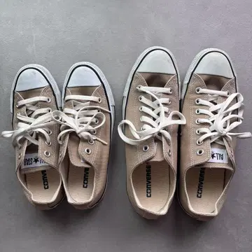 CONVERSE ALL STAR 베이지 2켤레 세트