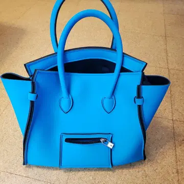 SAVE MY BAG 파랑 토트백