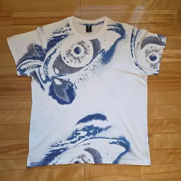 G-STAR RAW 티셔츠 화이트/블루 L 사이즈