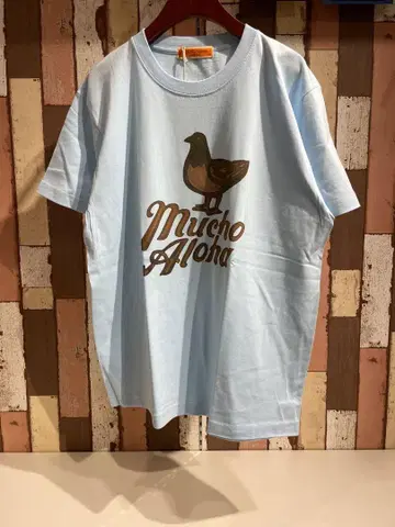 MUCHO ALOHA 티셔츠 블루 M 사이즈 MAT-015