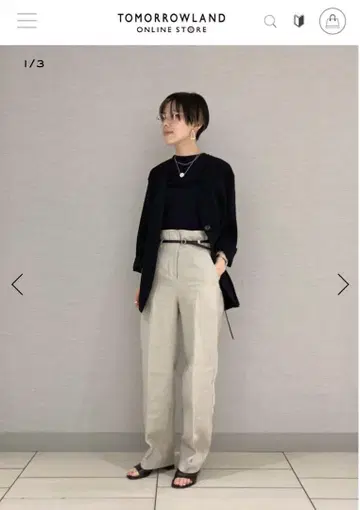 데프레 데 프레 린넨 팬츠