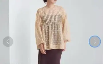 IENA 트라조돈나 시어 도트 블라우스 새상품급