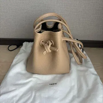 VASIC 베이지 버킷 백 수납 가방 포함