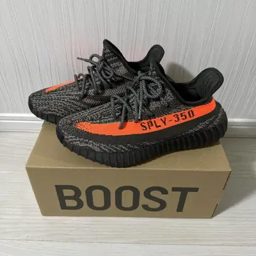 Yeezy Boost 350 V2 블랙/오렌지