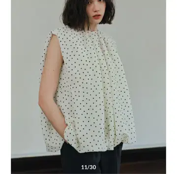 컨디션 최상. OHGA DOT BALLOON 화이트