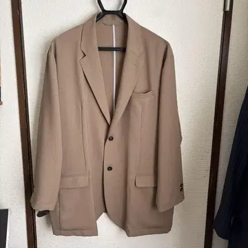 베이지 테일러드 자켓 2 버튼