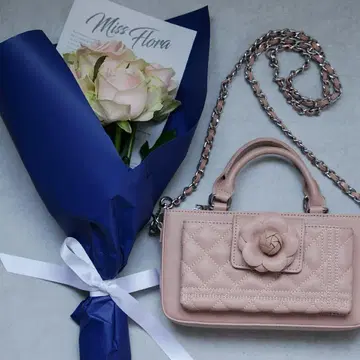 Riu Rose phone bag 핑크