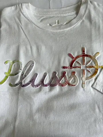 우라시마사카타센 plusss 티셔츠 화이트