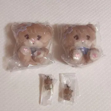 가챠가챠 캡슐 토이 mikko 봉제 인형 메지루시 액세서리 라떼