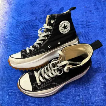 컨버스 RUN STAR HIKE HI BLACK