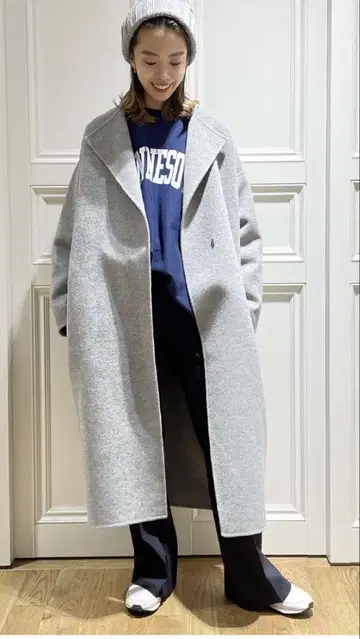 SCENTOF 캐시미어 혼방 베이직 코트