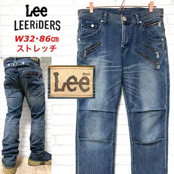 Lee RIDERS 리 라이더스 소가죽 라벨 스트레치 데님 신치 벨트