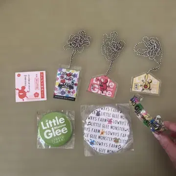 Little Glee Minster 키링 캔뱃지 리토그리