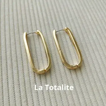 La Totalite 후프 귀걸이 미사용품