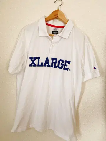 X-LARGE 화이트 피케 셔츠 XL